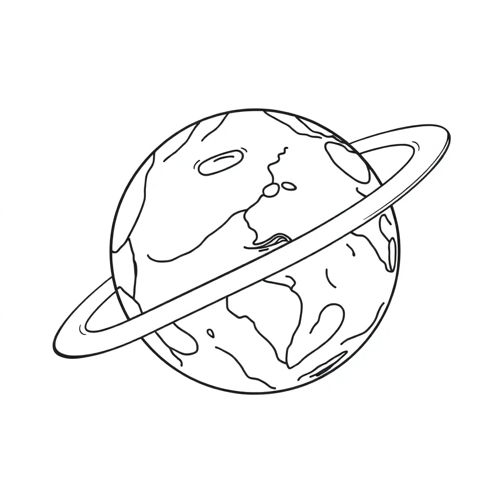 行星 صفحات التلوين