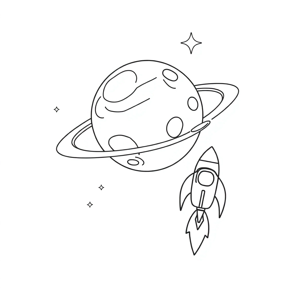 宇宙 صفحات التلوين