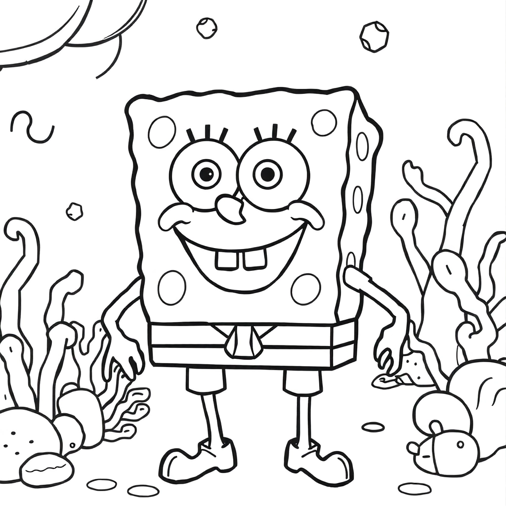 SpongeBob Bikini Bottom صفحات التلوين