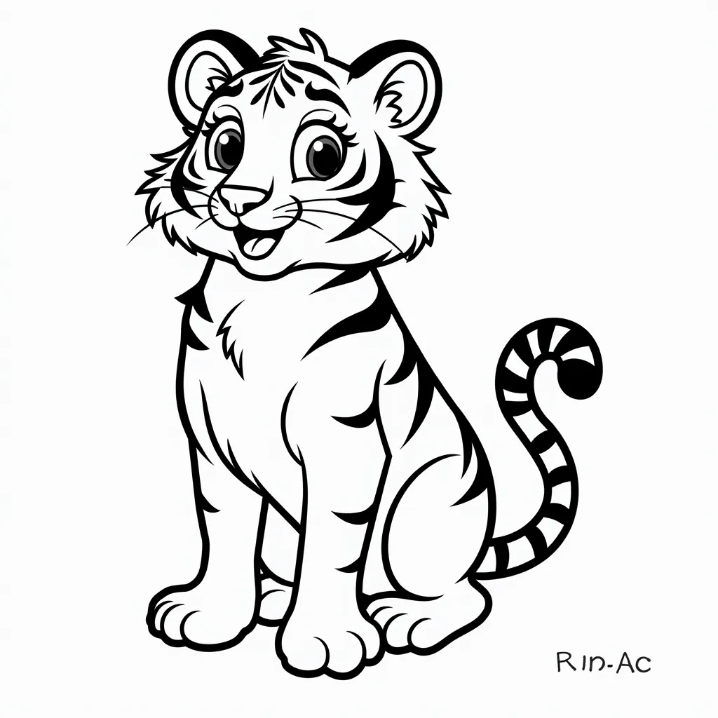 big tig girl coloring pages