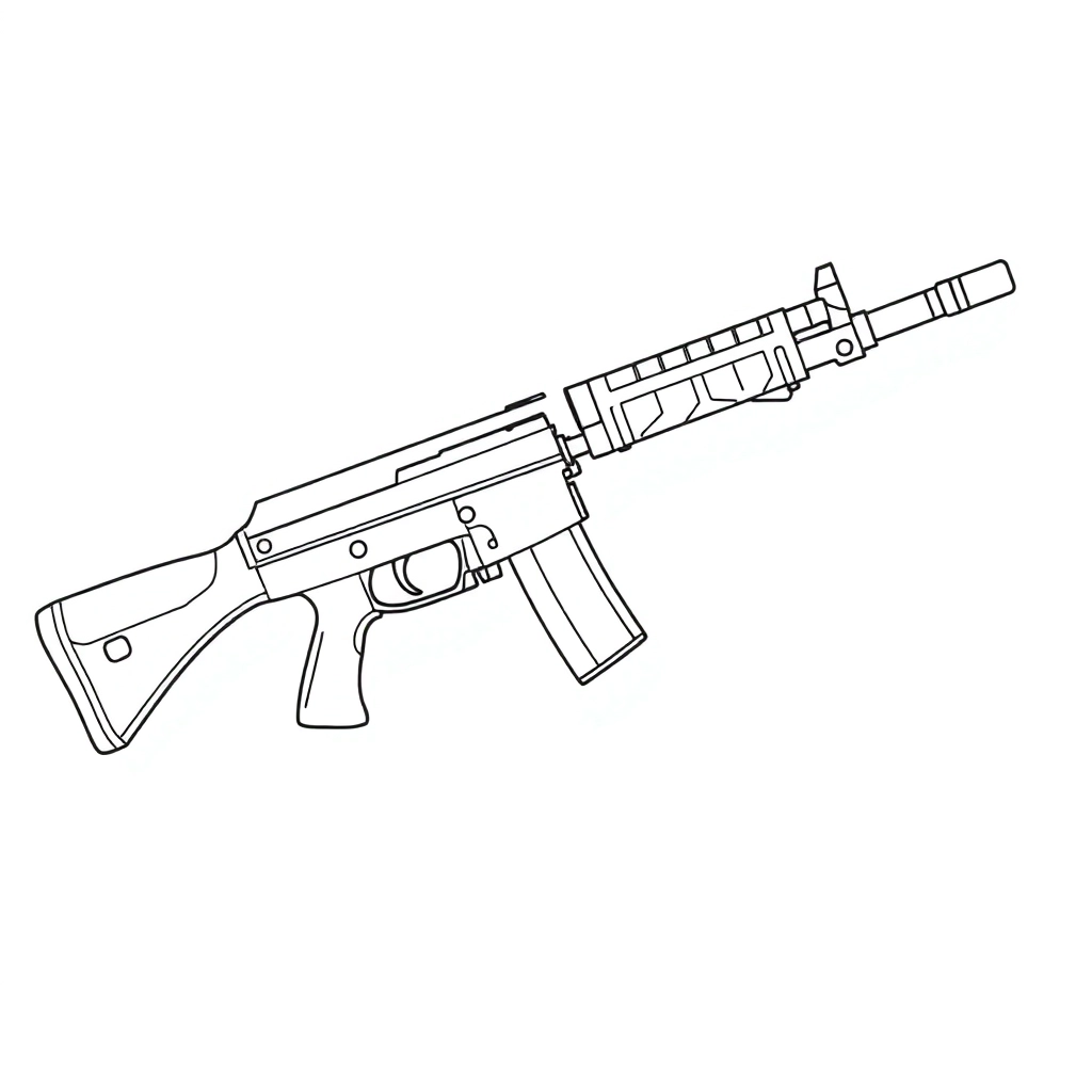 Guns صفحات التلوين