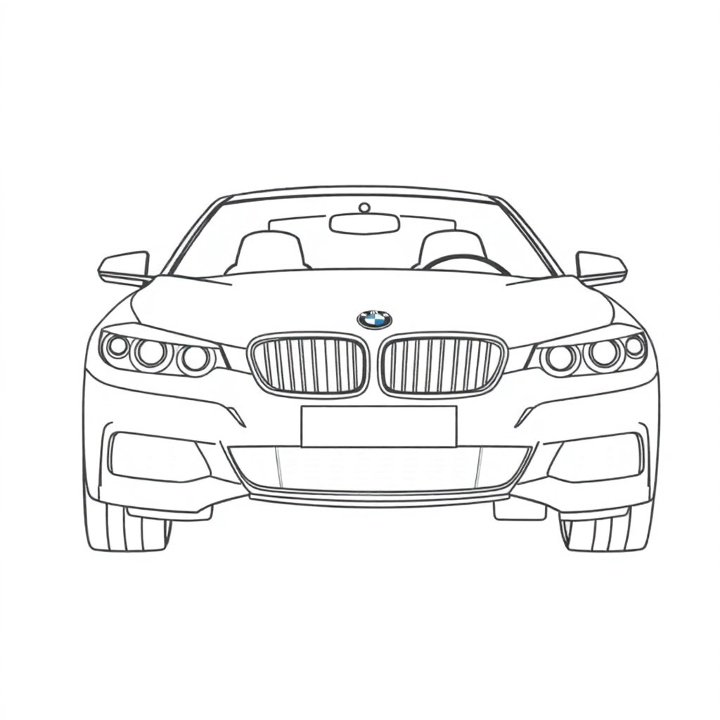 BMW صفحات التلوين
