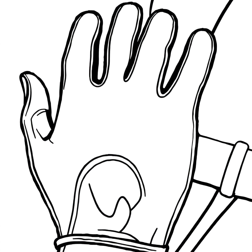 the knuckle guard cycling glove صفحات التلوين