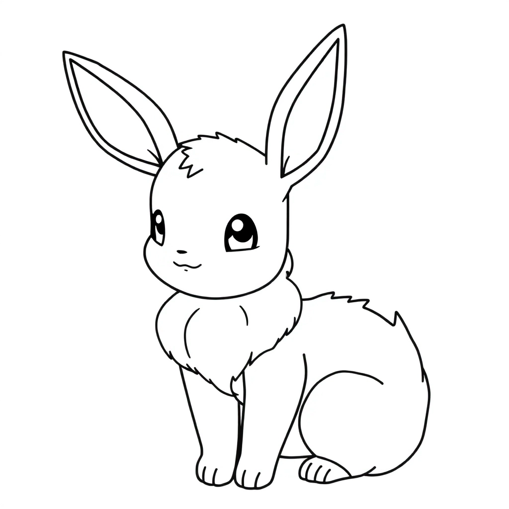 eevee صفحات التلوين