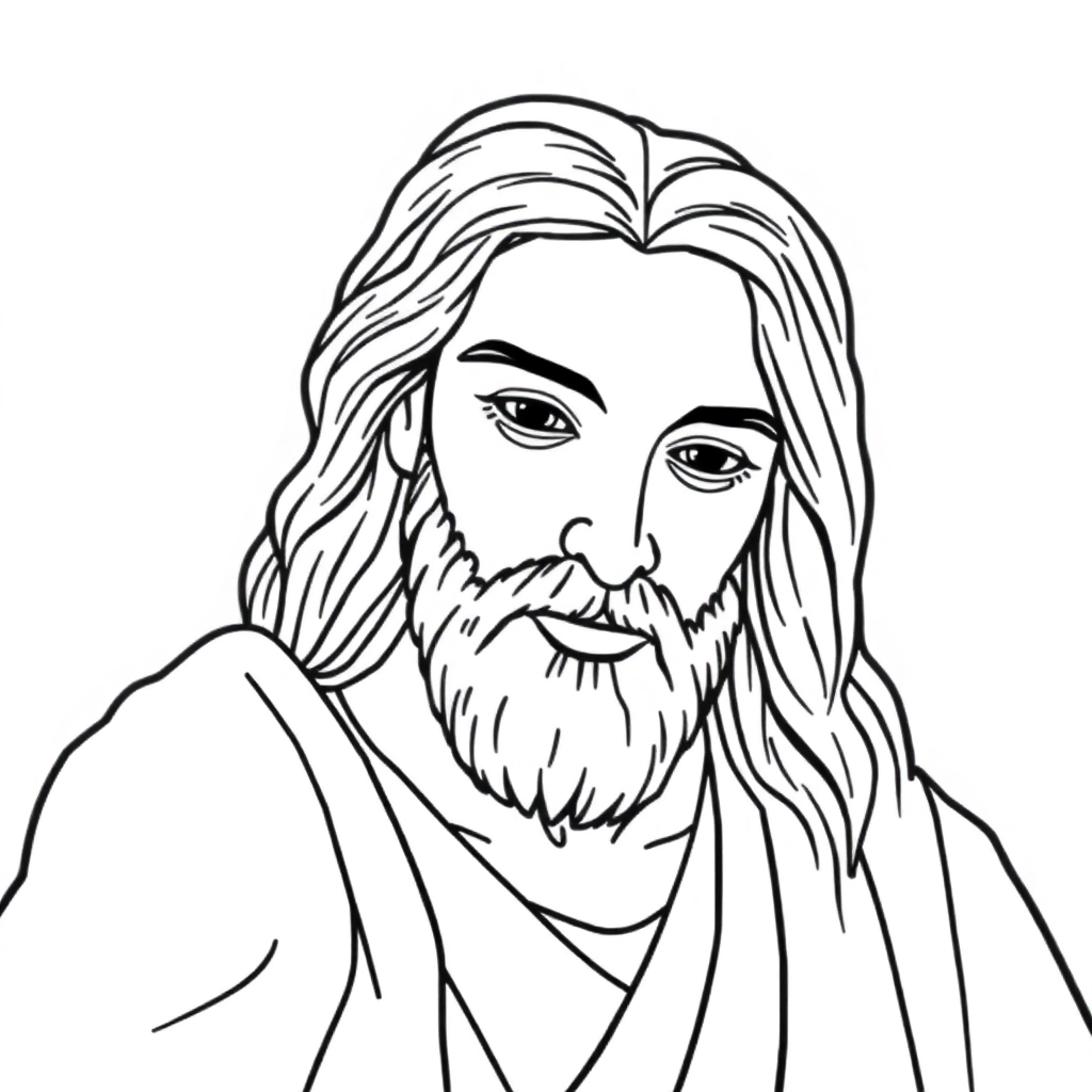 Jesus صفحات التلوين