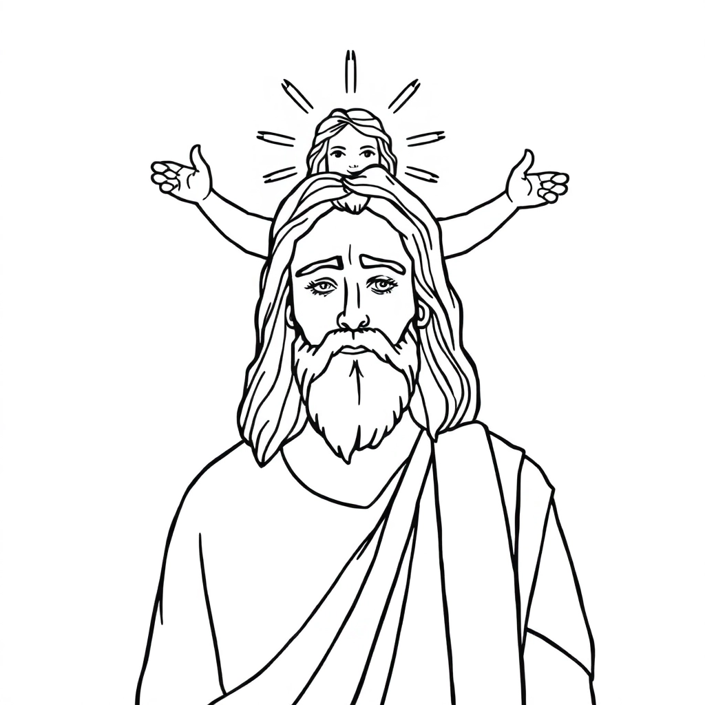 Jesus صفحات التلوين
