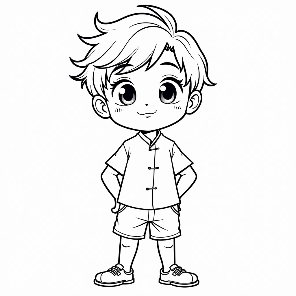 chinese sexy boy coloring pages