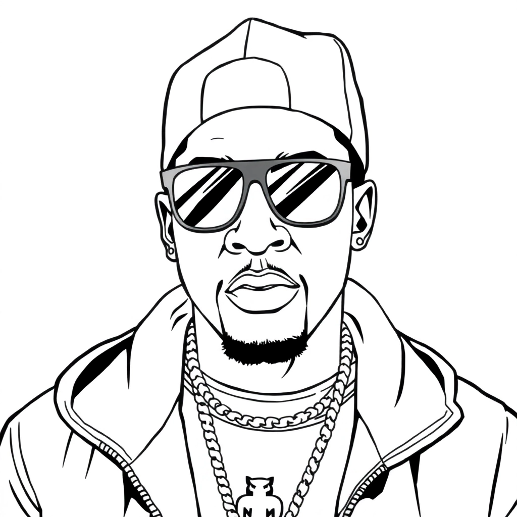 rapper Camron صفحات التلوين