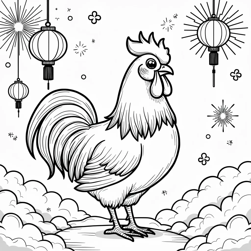 subserviant chicken coloring pages