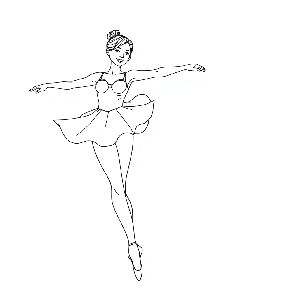 ballerina cappuccino صفحات التلوين