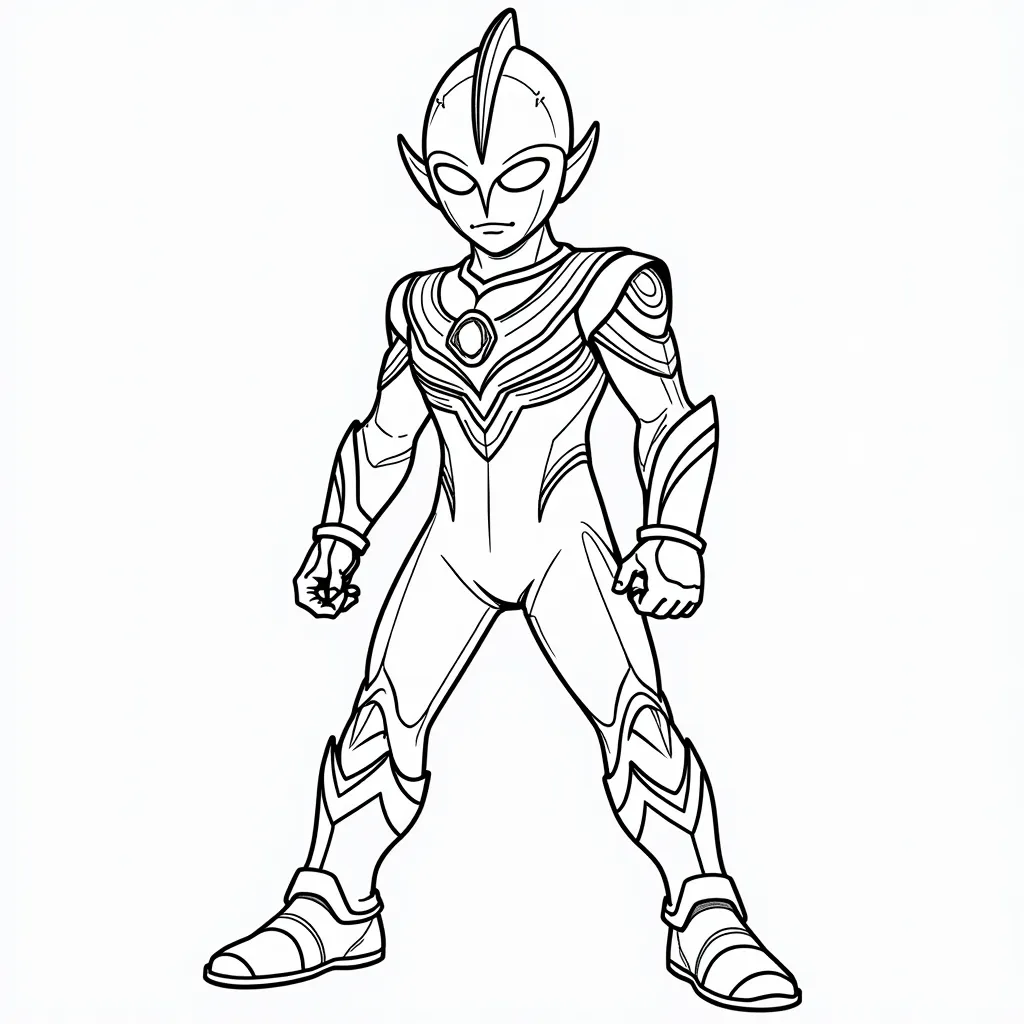 Ultraman coloring pages