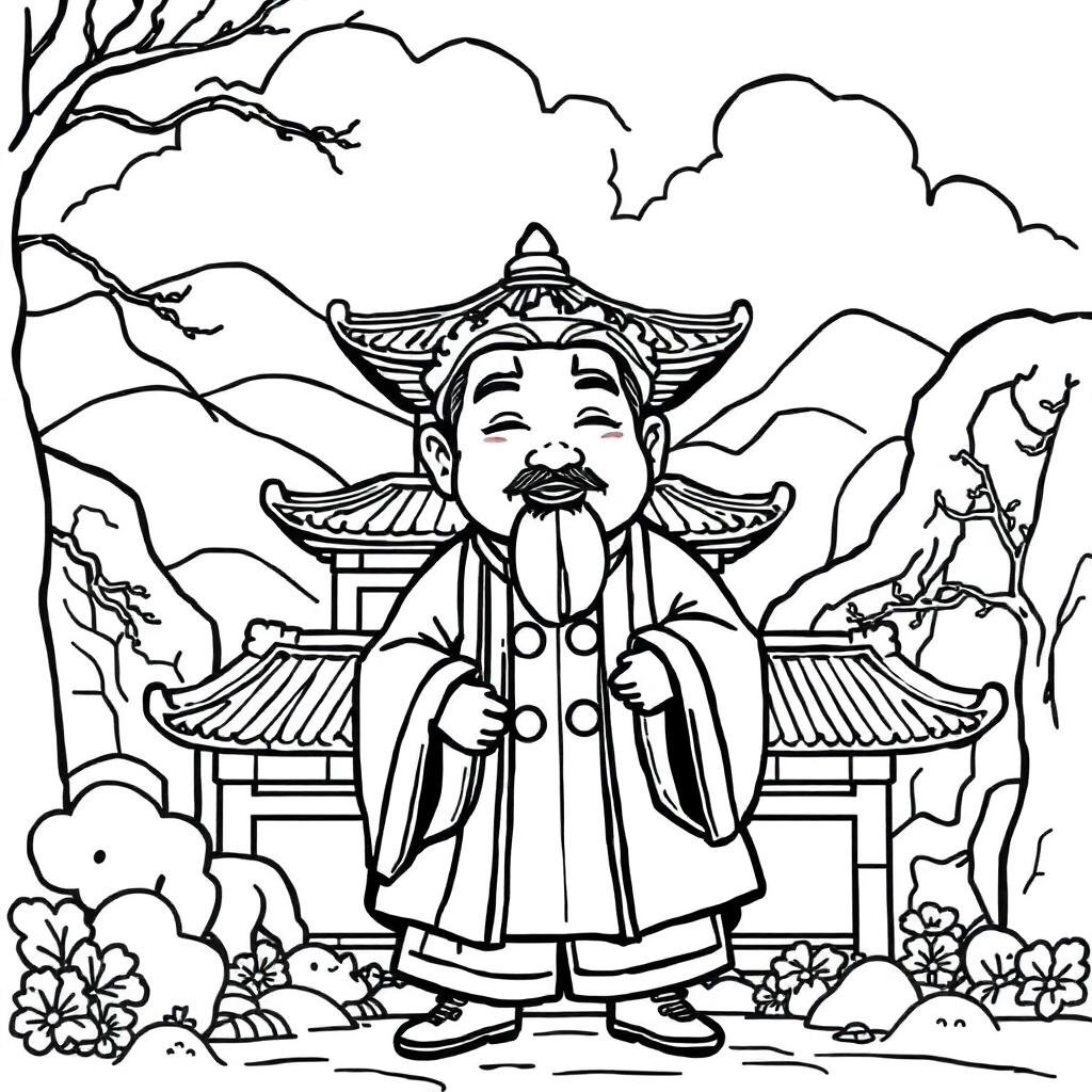 郭德纲 صفحات التلوين