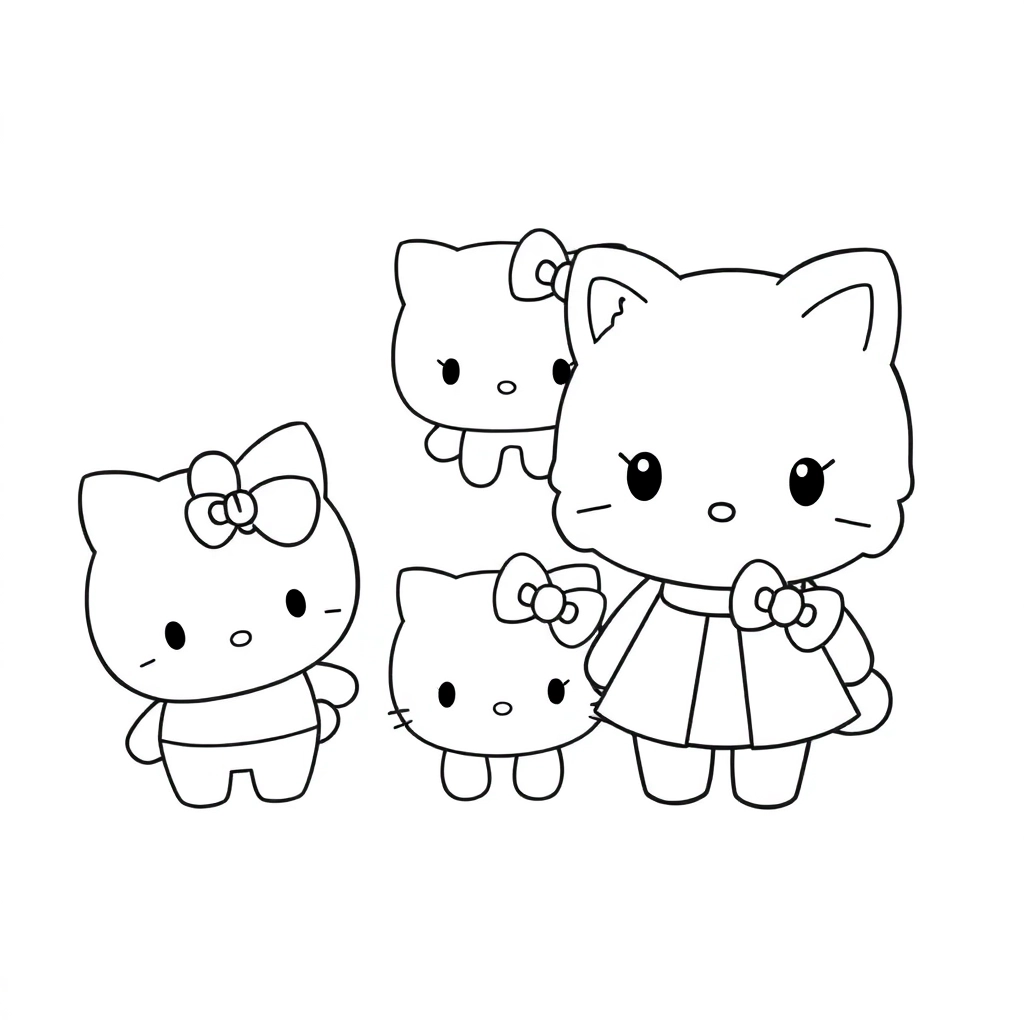 Sanrio coloring pages صفحات التلوين