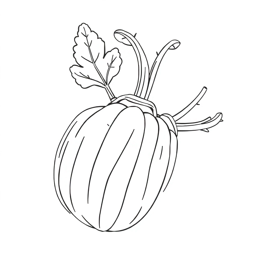 vegetable صفحات التلوين