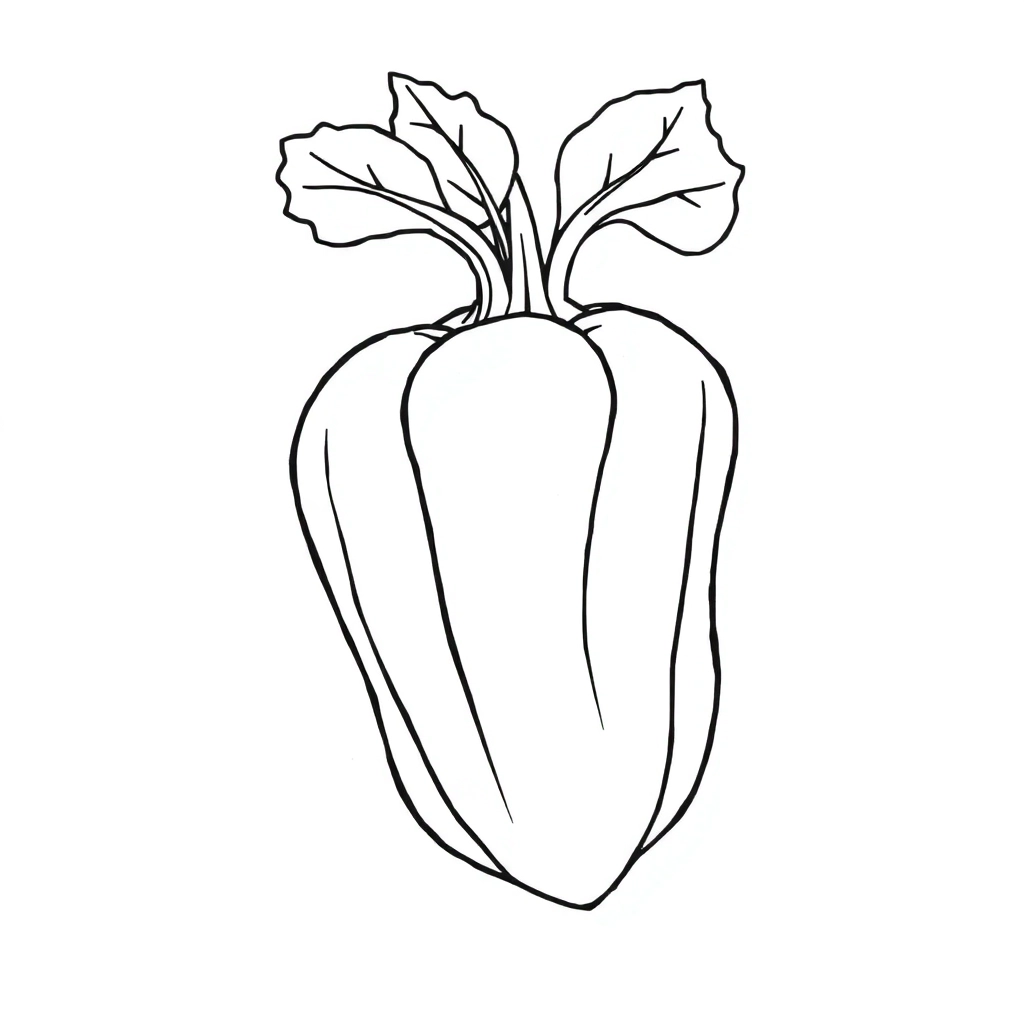 vegetable صفحات التلوين