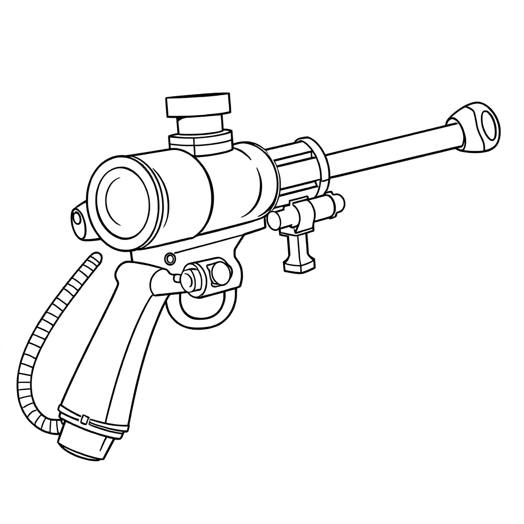 Gatling gun صفحات التلوين