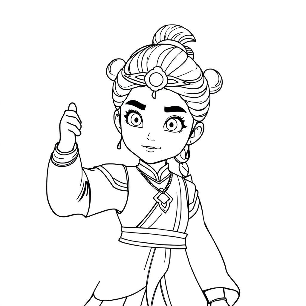 The most popular animated movie in China in 2025 will be Ne Zha صفحات التلوين