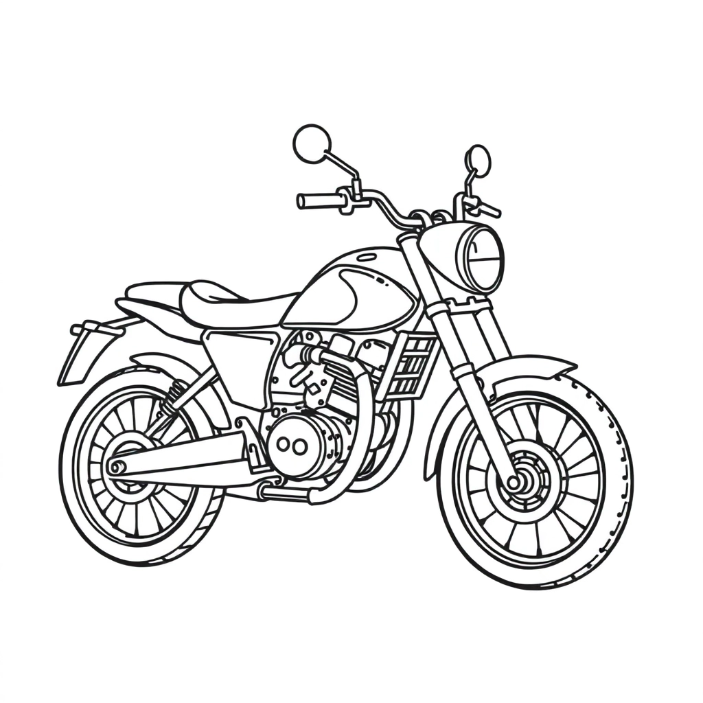 bike صفحات التلوين