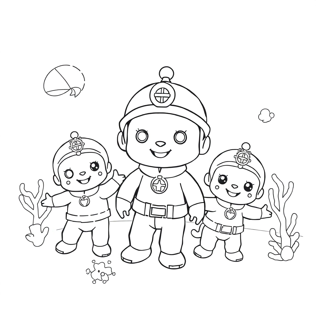 octonauts صفحات التلوين