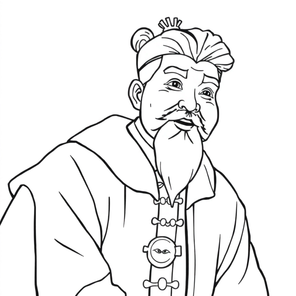 赵公明 صفحات التلوين