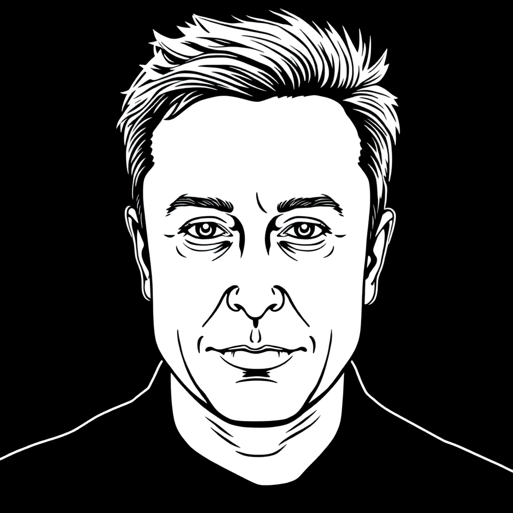 musk صفحات التلوين