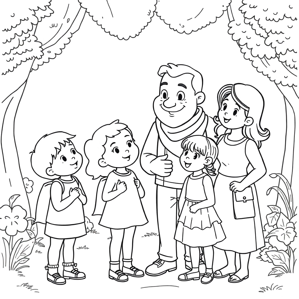 The virus in children can spread to classmates and parents Please produce a storyboard of an MG صفحات التلوين