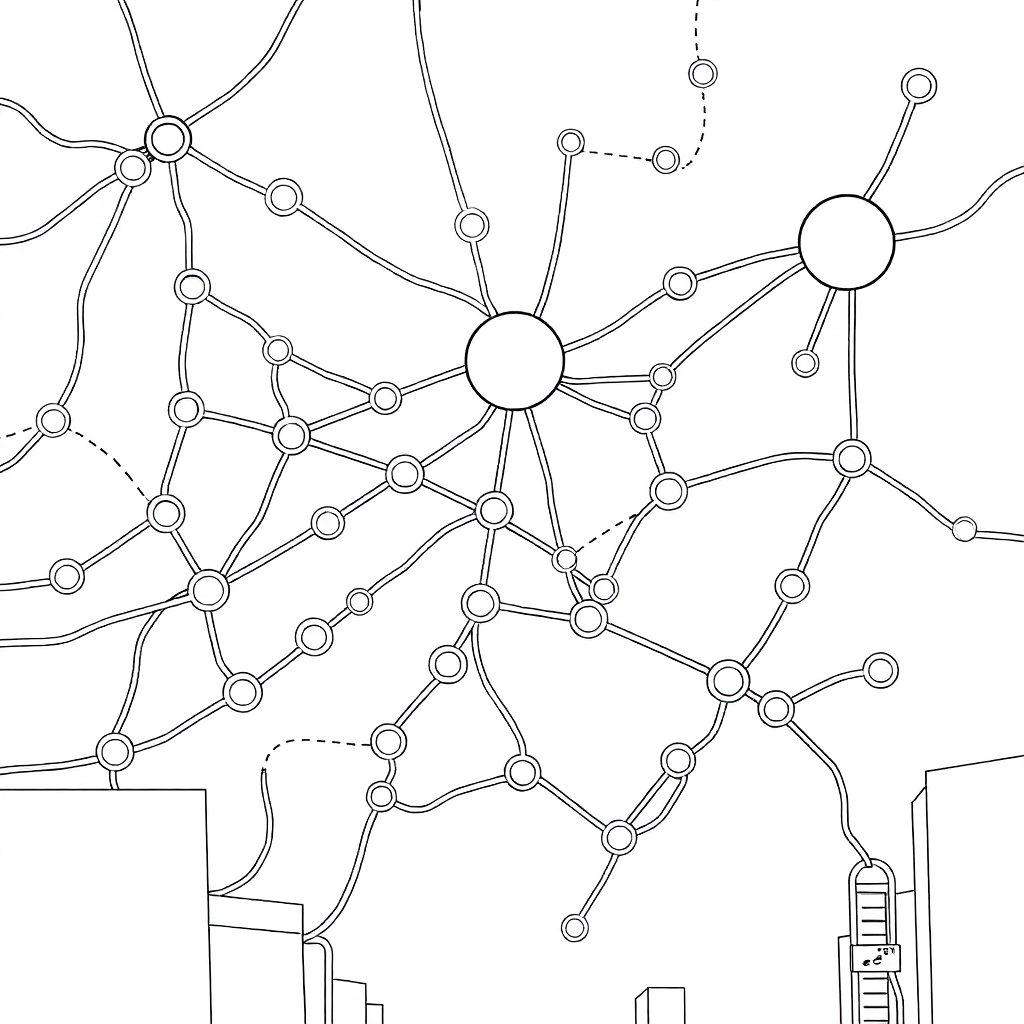 molecular network صفحات التلوين