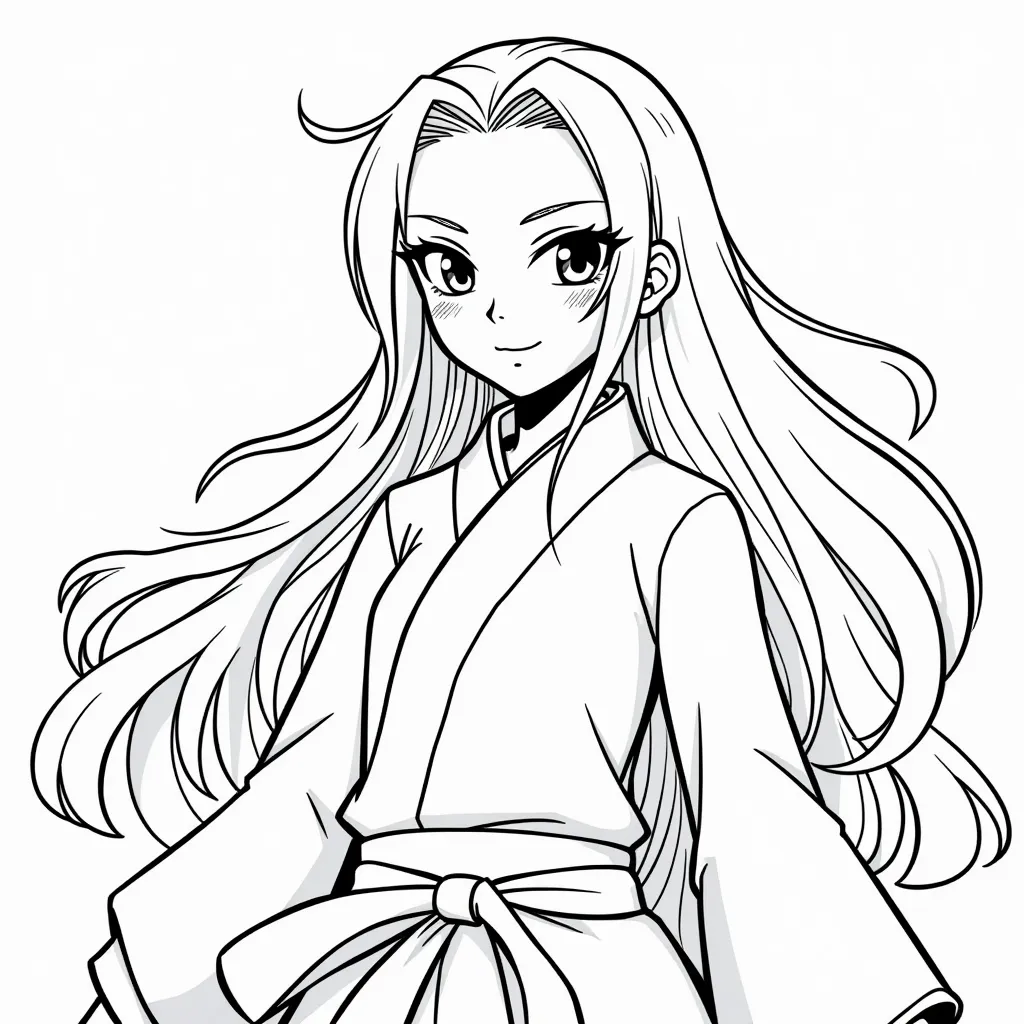 纲手 coloring pages