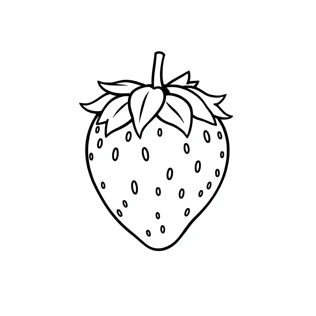 Strawberry coloring صفحات التلوين