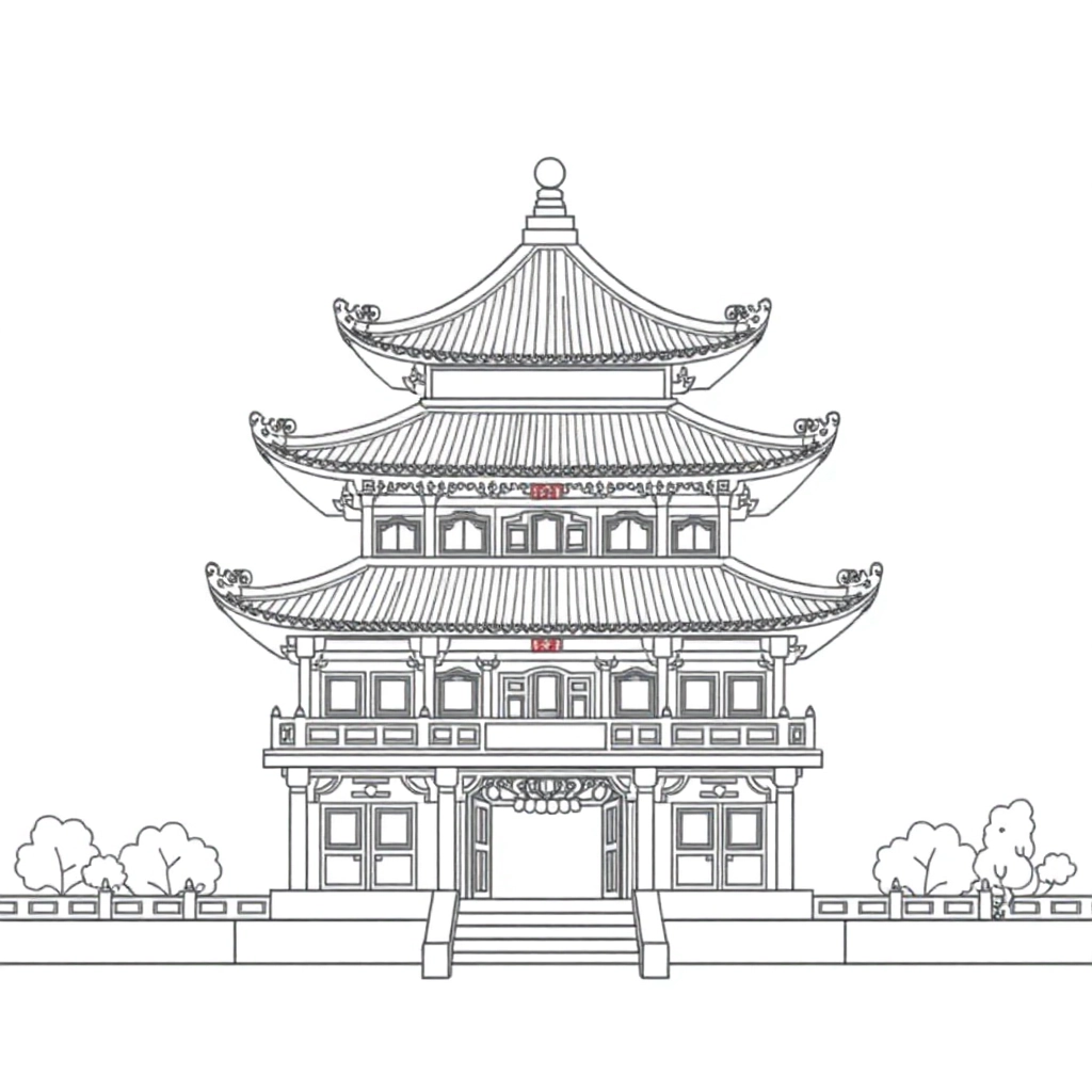 滕王阁 صفحات التلوين
