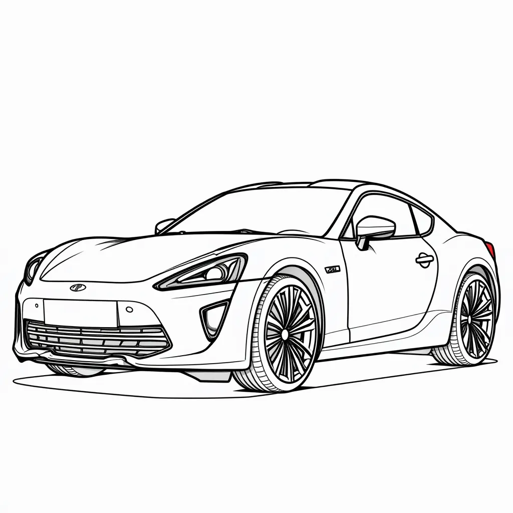 xiaomi su7 car coloring pages