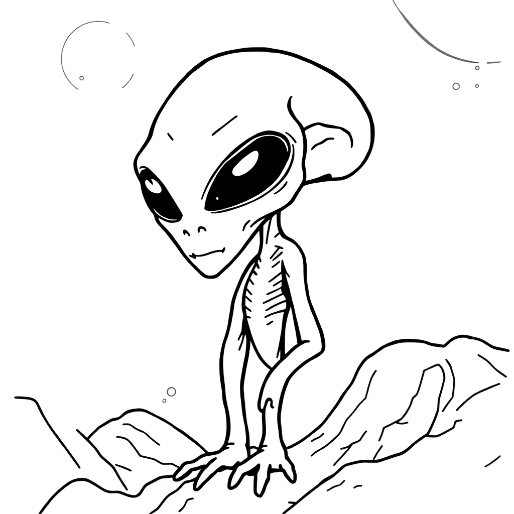 Aliens Páginas para Colorear