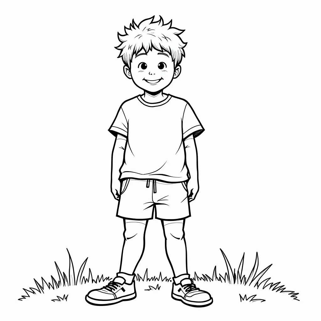 a disappear young man coloring pages