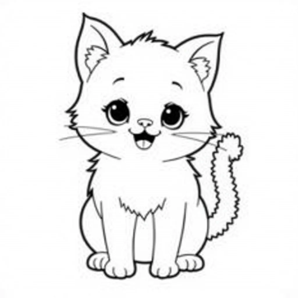 小猫 coloring pages