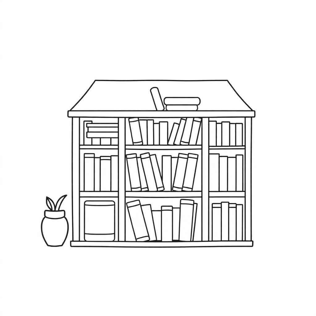 小图书馆阳光 صفحات التلوين