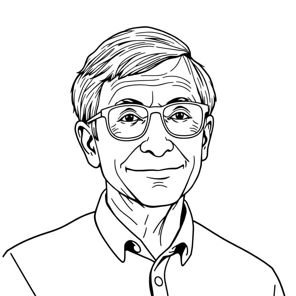 bill gate صفحات التلوين