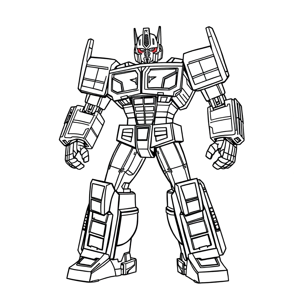 Optimus Prime صفحات التلوين