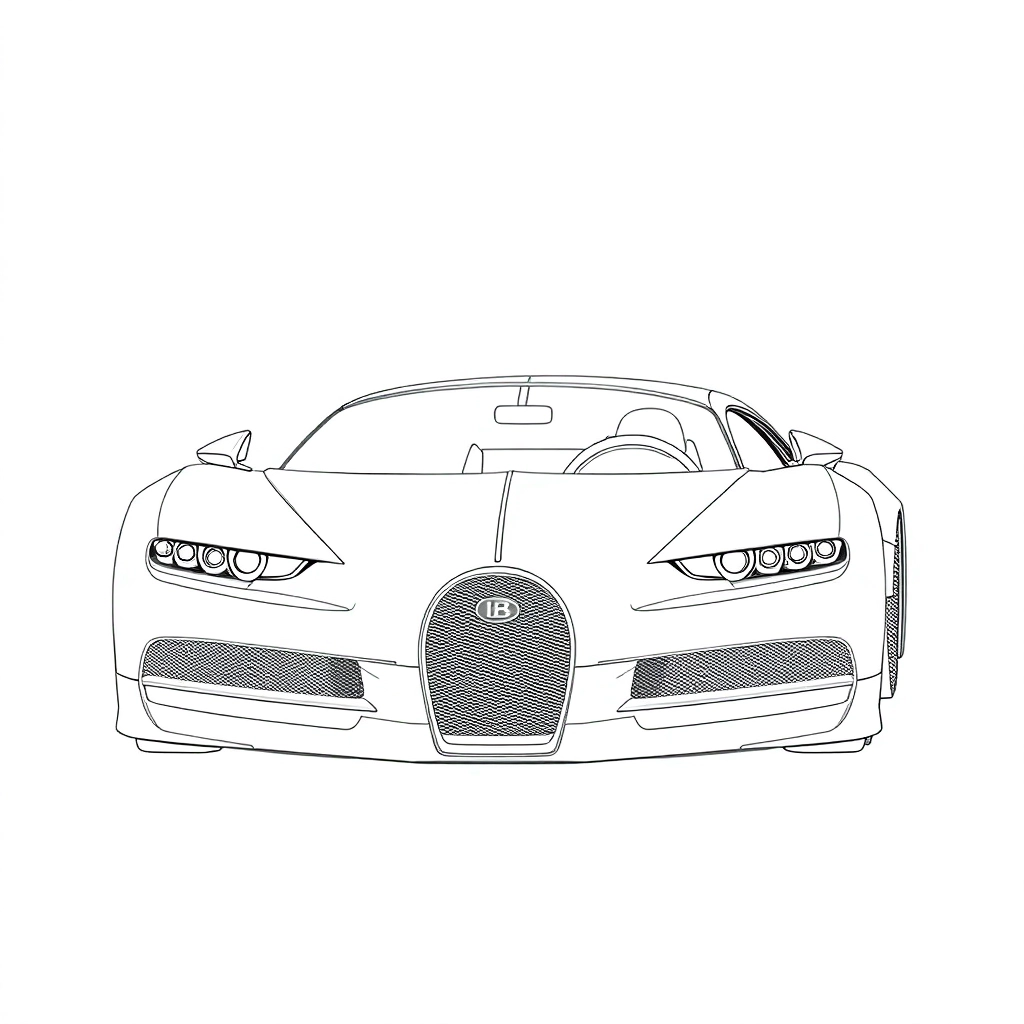bugatti صفحات التلوين