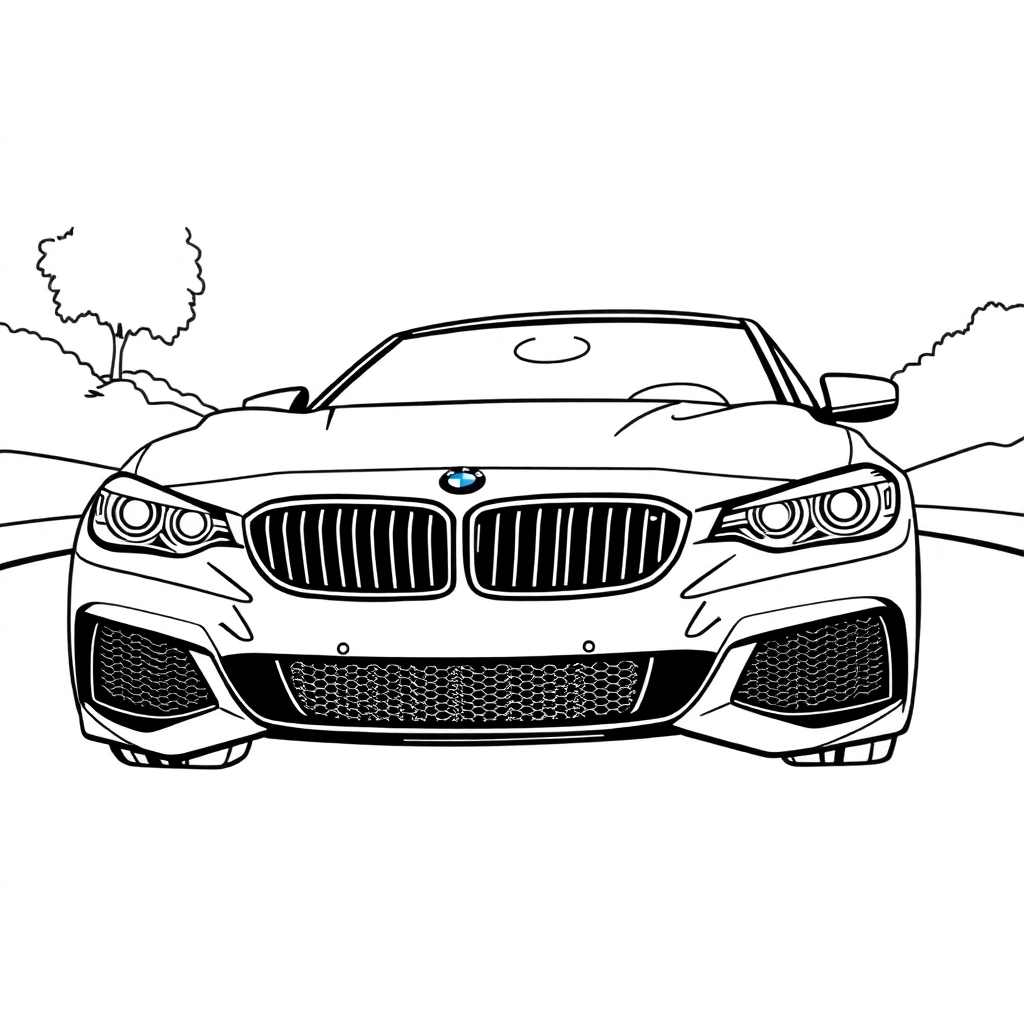 BMW صفحات التلوين