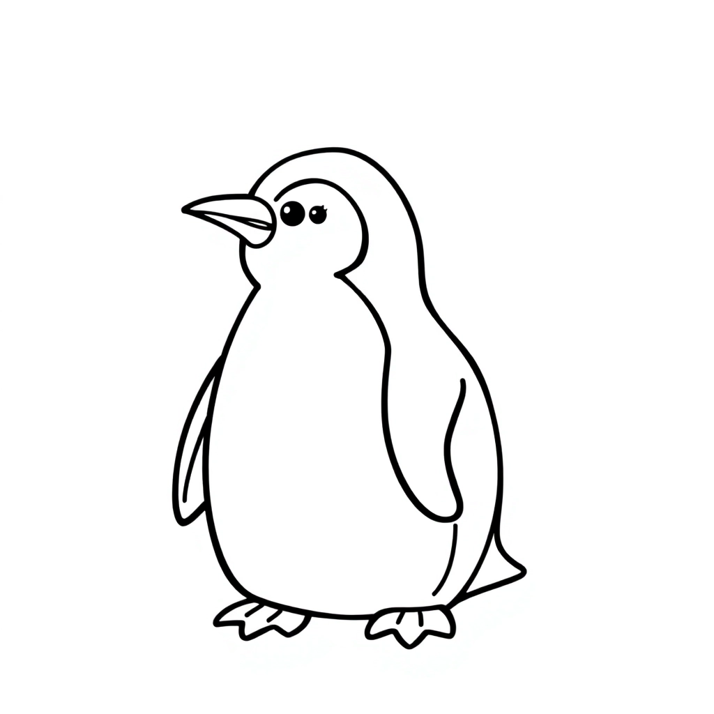 penguin صفحات التلوين
