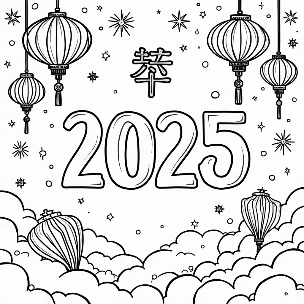 谢文静2025年1月10的生日 coloring pages