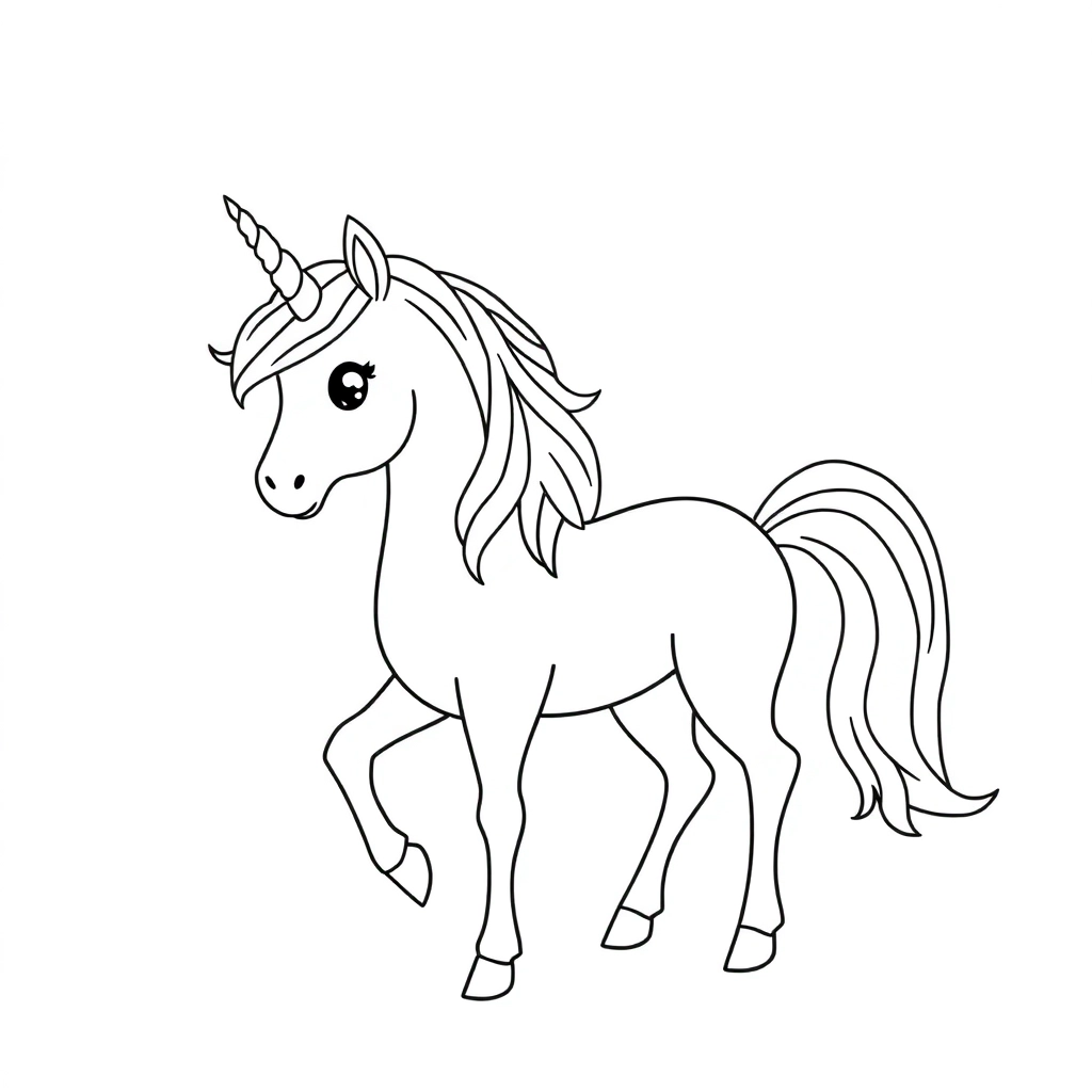 Unicorn صفحات التلوين