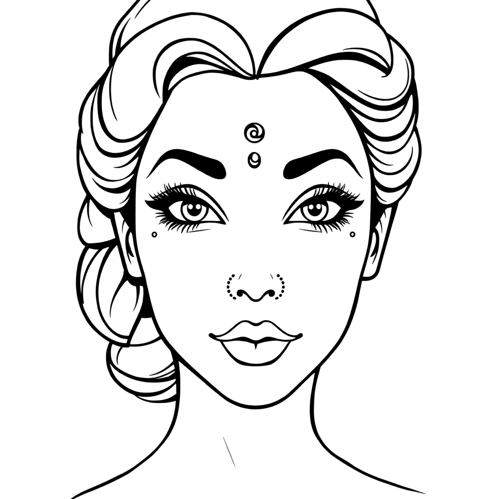 Chinese facial makeup in operas صفحات التلوين