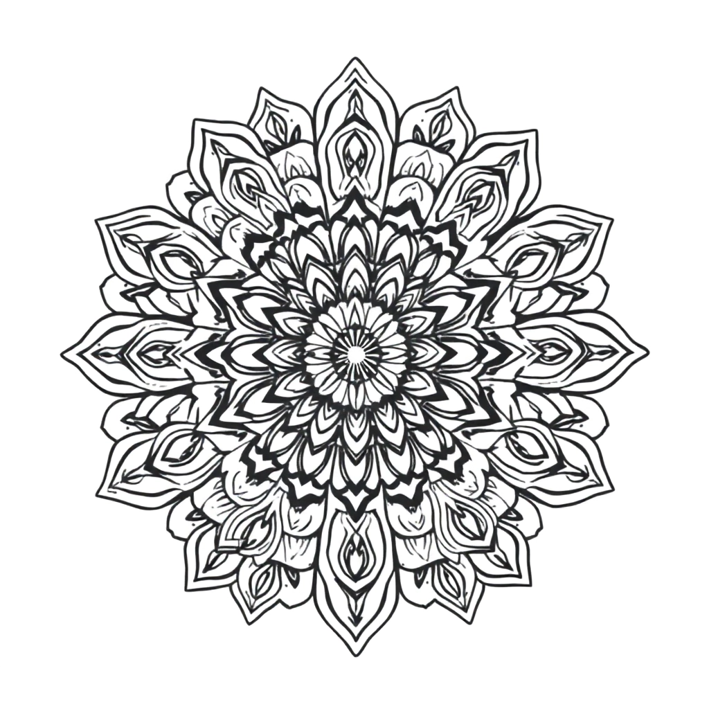 mandala صفحات التلوين