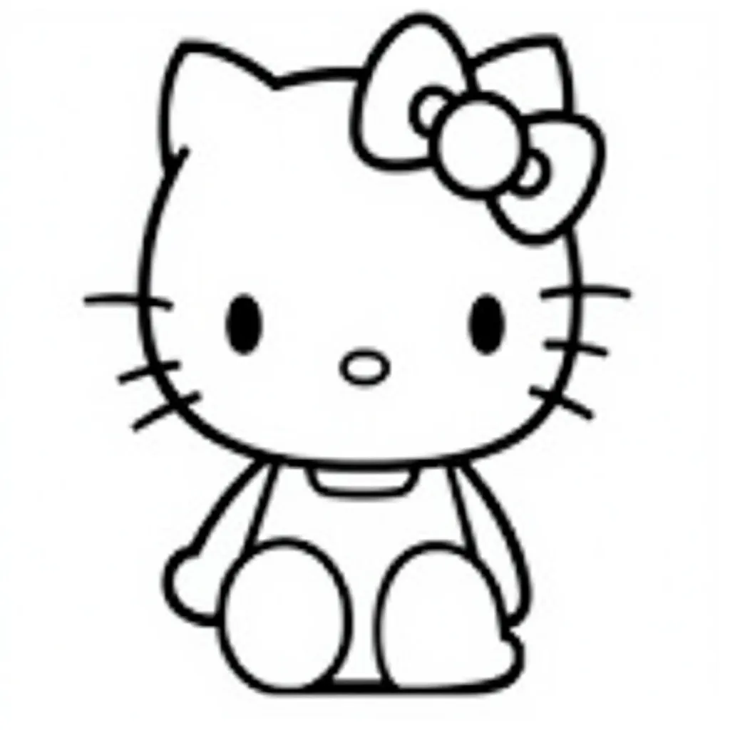 hellokitty coloring pages