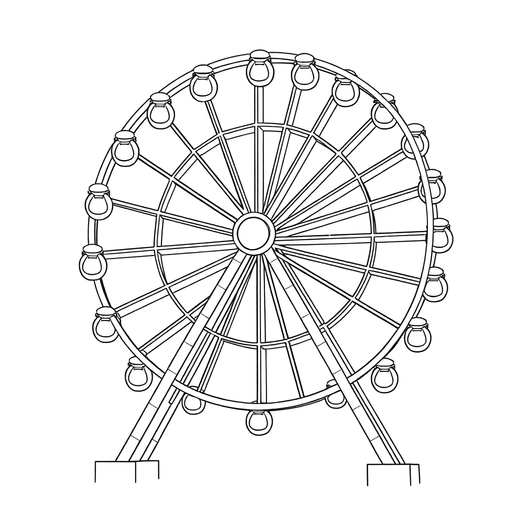 Tianjin Eye صفحات التلوين