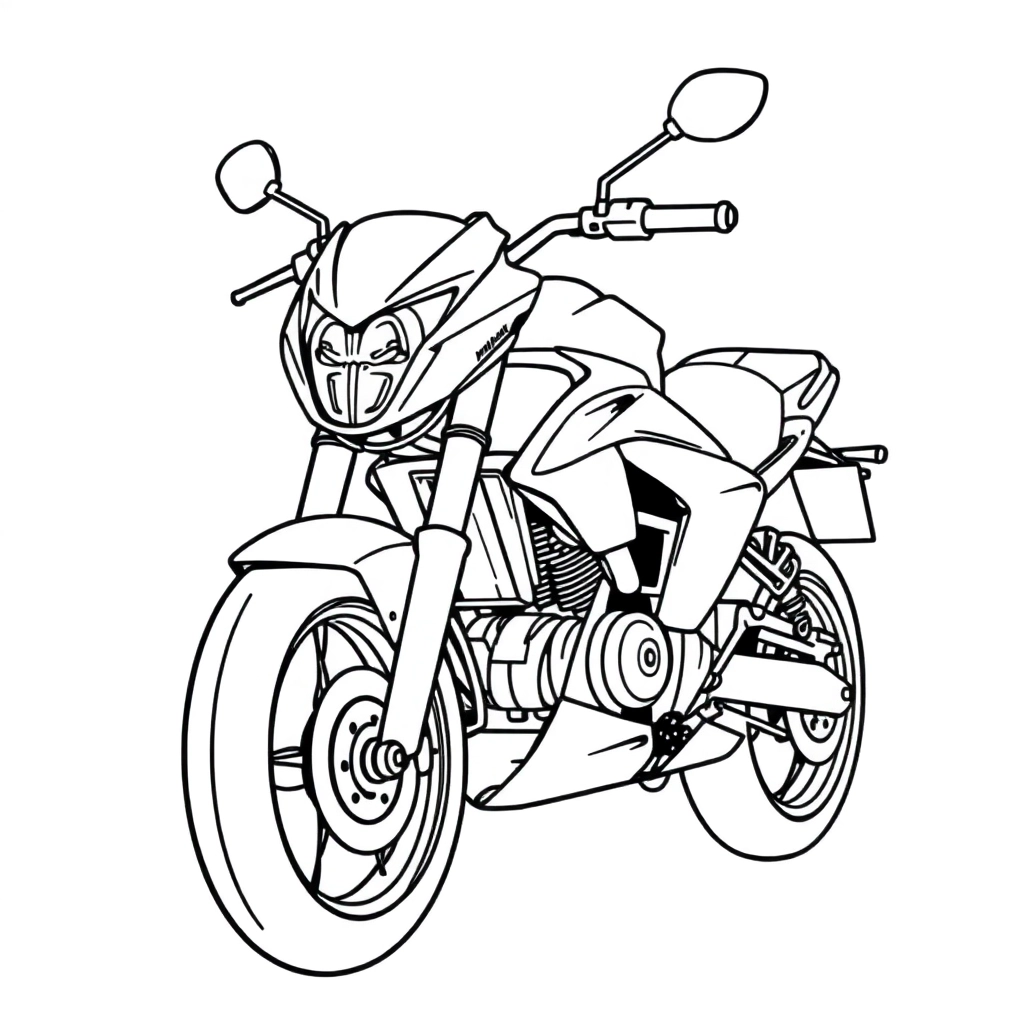 moto صفحات التلوين