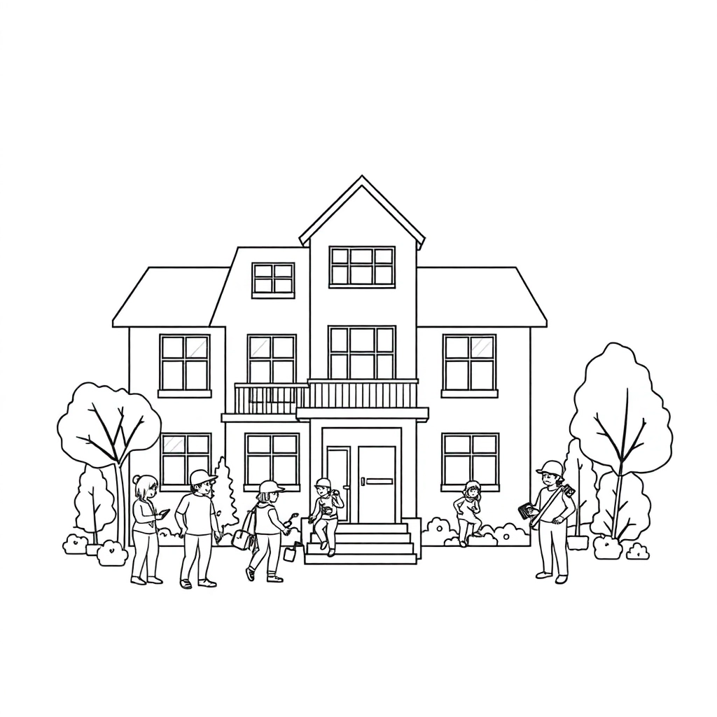 nursing home صفحات التلوين