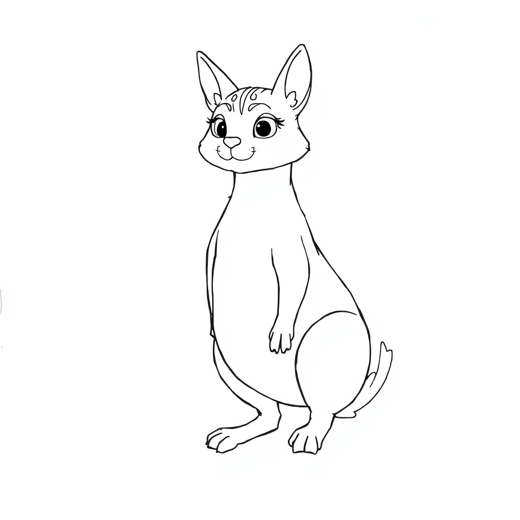 人型动物 Páginas para Colorear