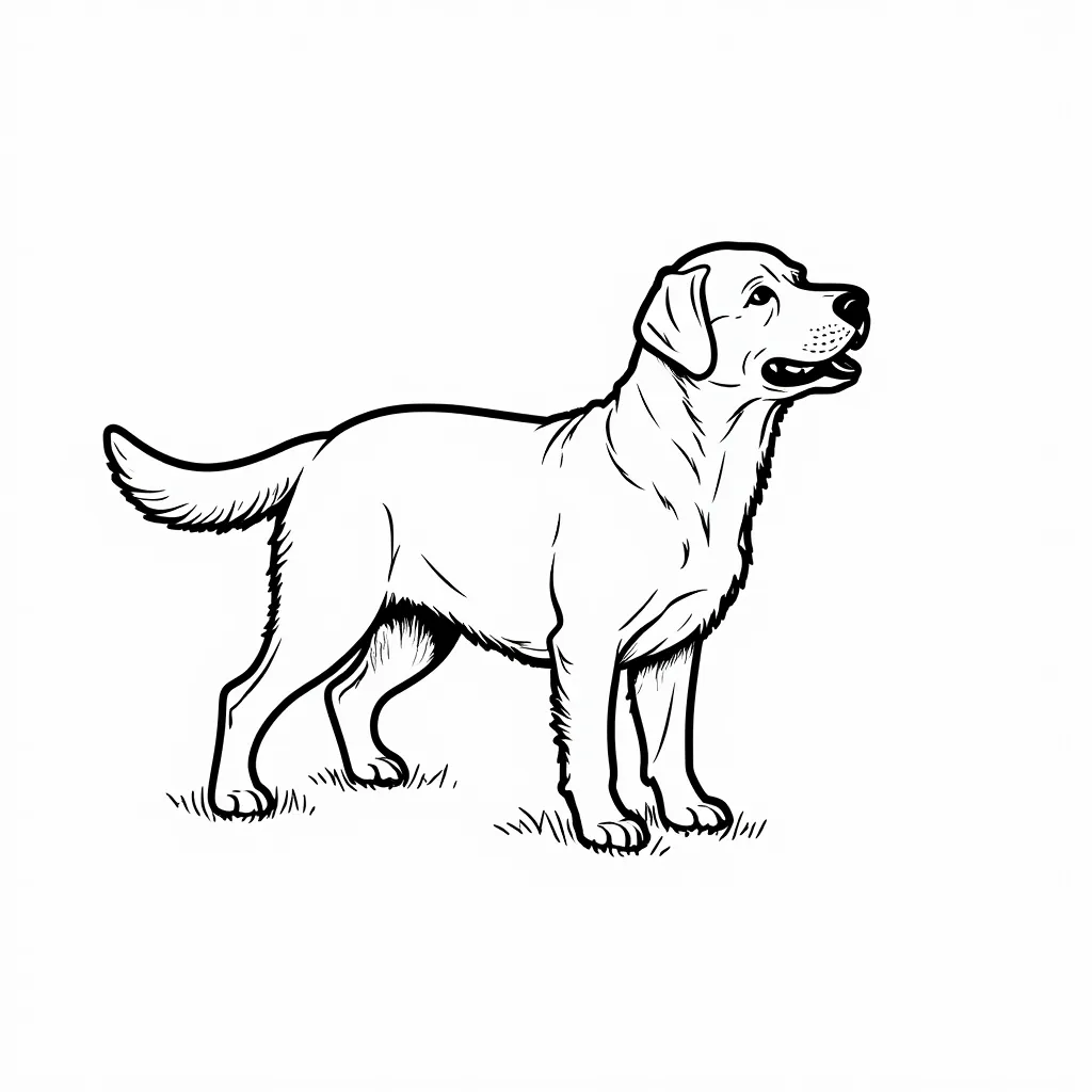 Labrador Retriever coloring pages